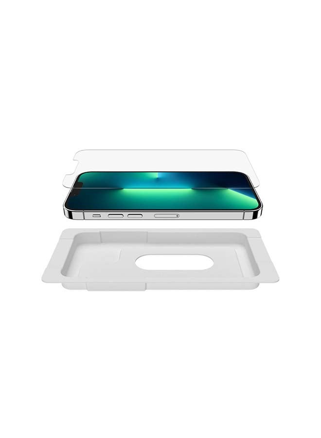 belkin Ultraglass Iphone 14, Iphone 13 And 13 Pro Screen Protector, Antimicrobial-Treated, Easy Bubble Free Application With Included Installation Guide Tray, 9H Hardness Tested, Tempered Glass Clear  - Image 3