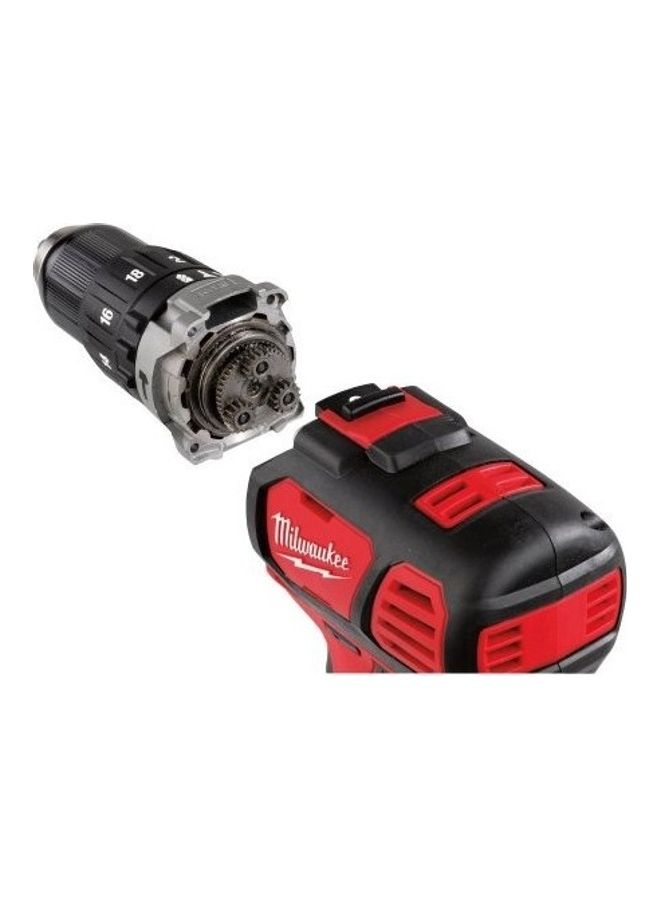 Milwaukee Compact Percussion Drill, 2x2.0 Ah Batteries, Charger And Kit Box, 18v, 13mm, M18bpd-202c Multicolour  - Image 3
