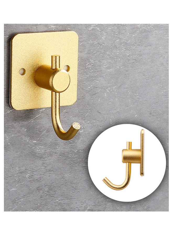 2-Piece Square Towel Hooks Gold 4.5x4.5x2.6cm - Image 5