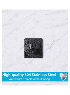 ماركة غير محددة علاقة مع رداء من الإستانلس ستيل مكونة من 4 قطع أسود 4.5x4.5x2.6سم  - Image 4