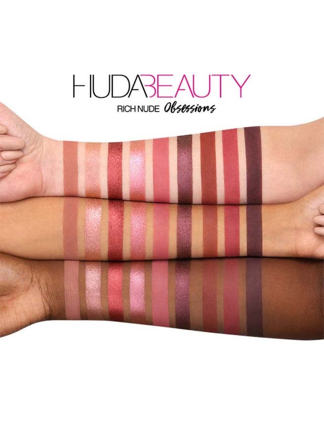 HUDA BEAUTY - 9 Shades Eyeshadow Palette Nude Rich - Image 1