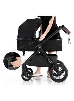 TEKNUM 3In1 Compact Travel Stroller - Black  - Image 2