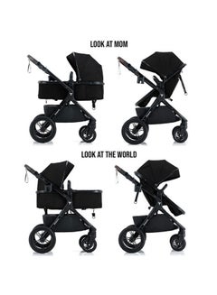 TEKNUM 3In1 Compact Travel Stroller - Black  - Image 4