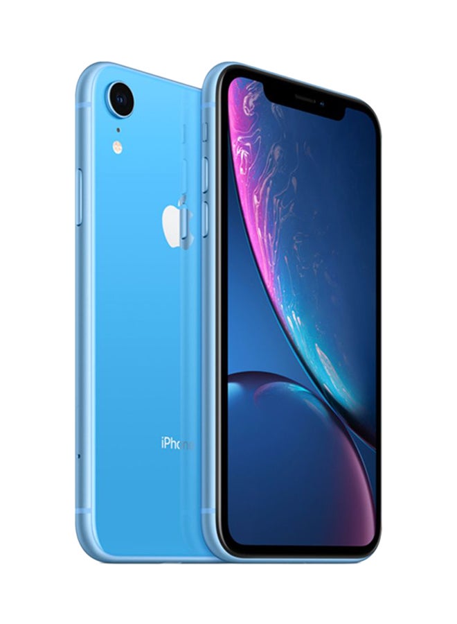 أبل - مستعمل ومُجدد - هاتف آيفون XR مع تطبيق فيس تايم يدعم تقنية 4G LTE وبذاكرة داخلية 128 جيجابايت، لون أزرق - Image 1