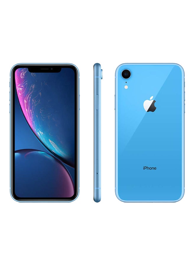 أبل - مستعمل ومُجدد - هاتف آيفون XR مع تطبيق فيس تايم يدعم تقنية 4G LTE وبذاكرة داخلية 128 جيجابايت، لون أزرق - Image 1