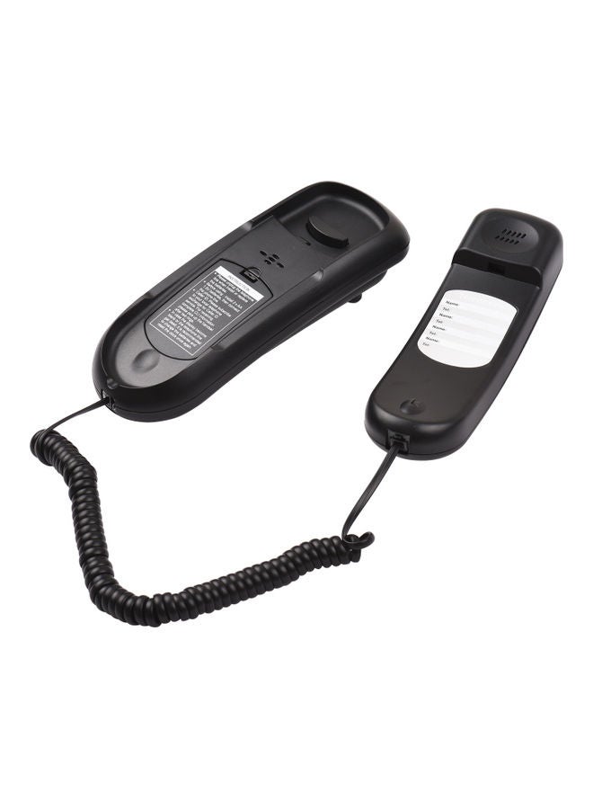 Wall-Mounted Wired Telephone Base Station Black - Image 4