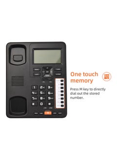Generic 2-Line Desktop Wired Phone White  - Image 2