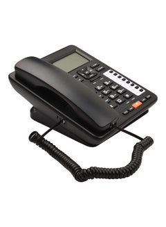 Generic 2-Line Desktop Wired Phone Black  - Image 4