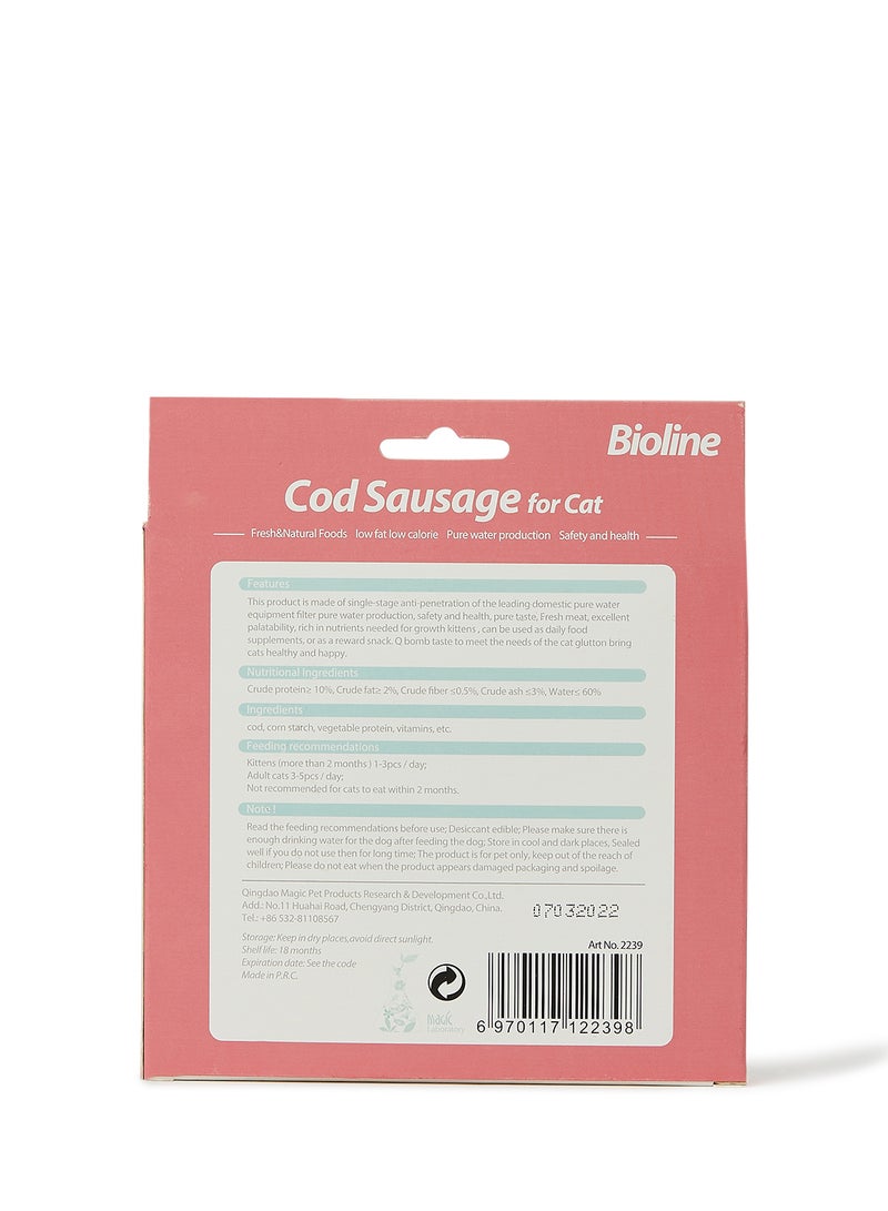 بايولاين نقانق  للقطط أبيض - Image 2