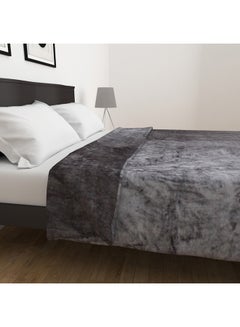 Soft Bed Blanket Flannel Grey 160x200cm - v1635408663/N30384685A_2