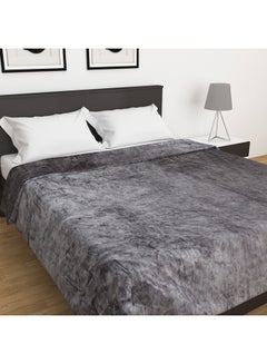 Soft Bed Blanket Flannel Grey 160x200cm - v1635408664/N30384685A_3