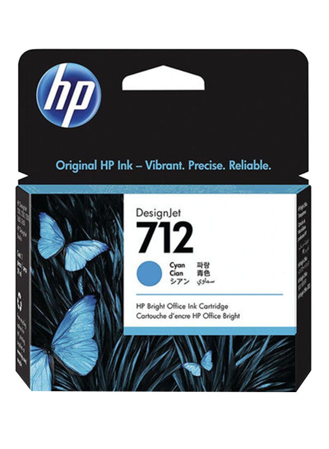 HP Bright Office Ink Cartridge Cyan - Image 1