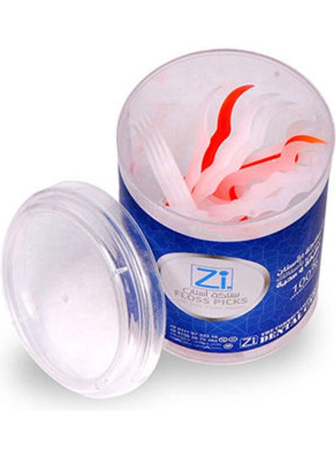 zi Dental Floss Picks Blue  - Image 3
