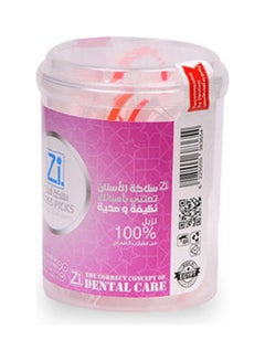 zi Dental Floss Picks Pink  - Image 3