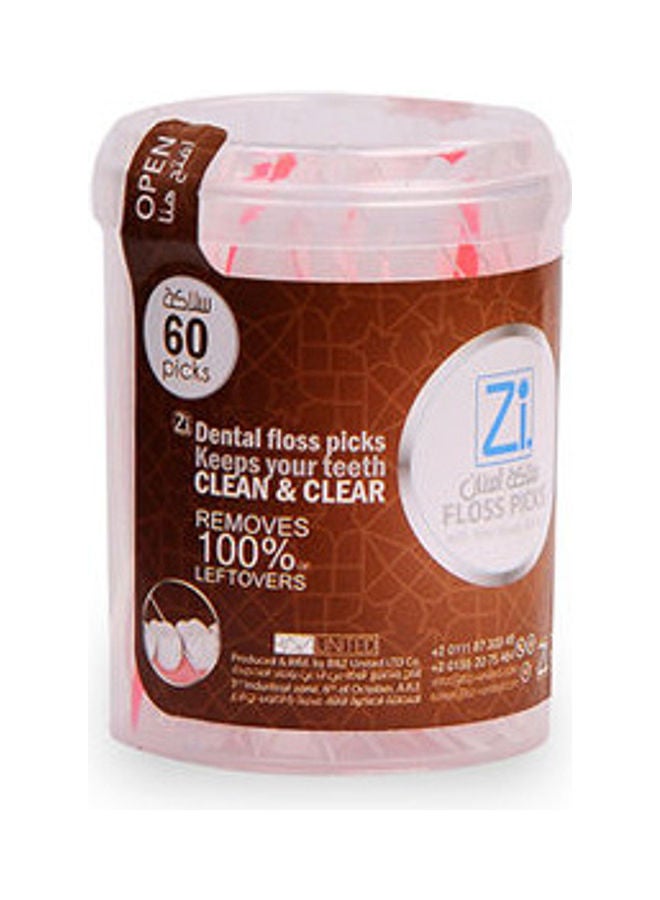 zi Dental Floss Picks Red  - Image 2