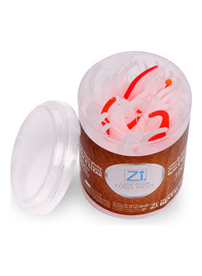 zi Dental Floss Picks Red  - Image 3