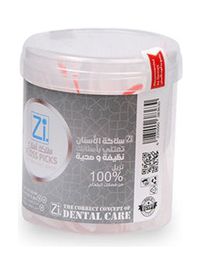 zi Dental Floss Picks Grey  - Image 3