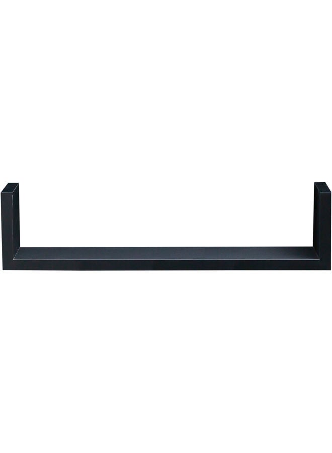 WT-EASYCARE - U-Shaped Floating Shelves Black 42.5x10.2x10.2cm - Image 1