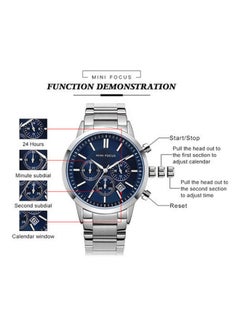 MINI FOCUS Men's Metal Analog Watch Mf0188G  - Image 3