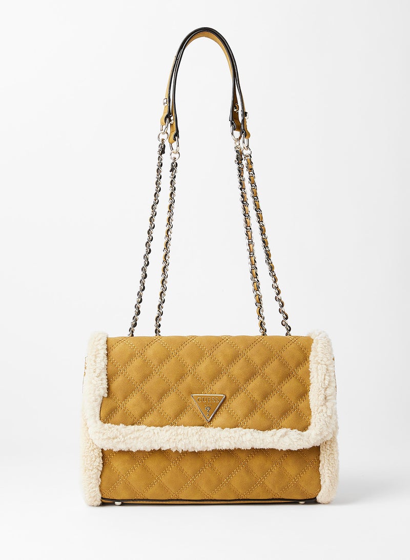 GUESS - Cessily Convertible Crossbody Bag Nutmeg - Image 1