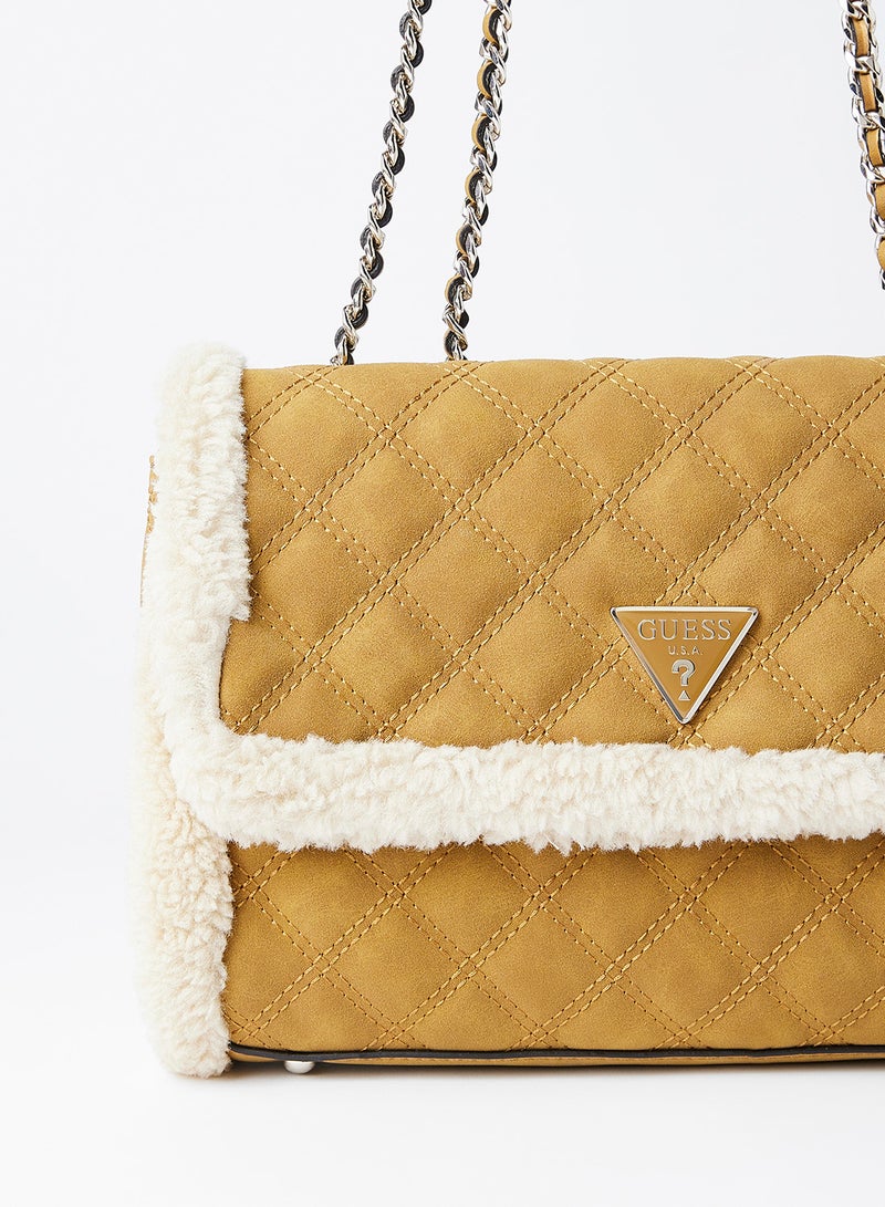 GUESS - Cessily Convertible Crossbody Bag Nutmeg - Image 1
