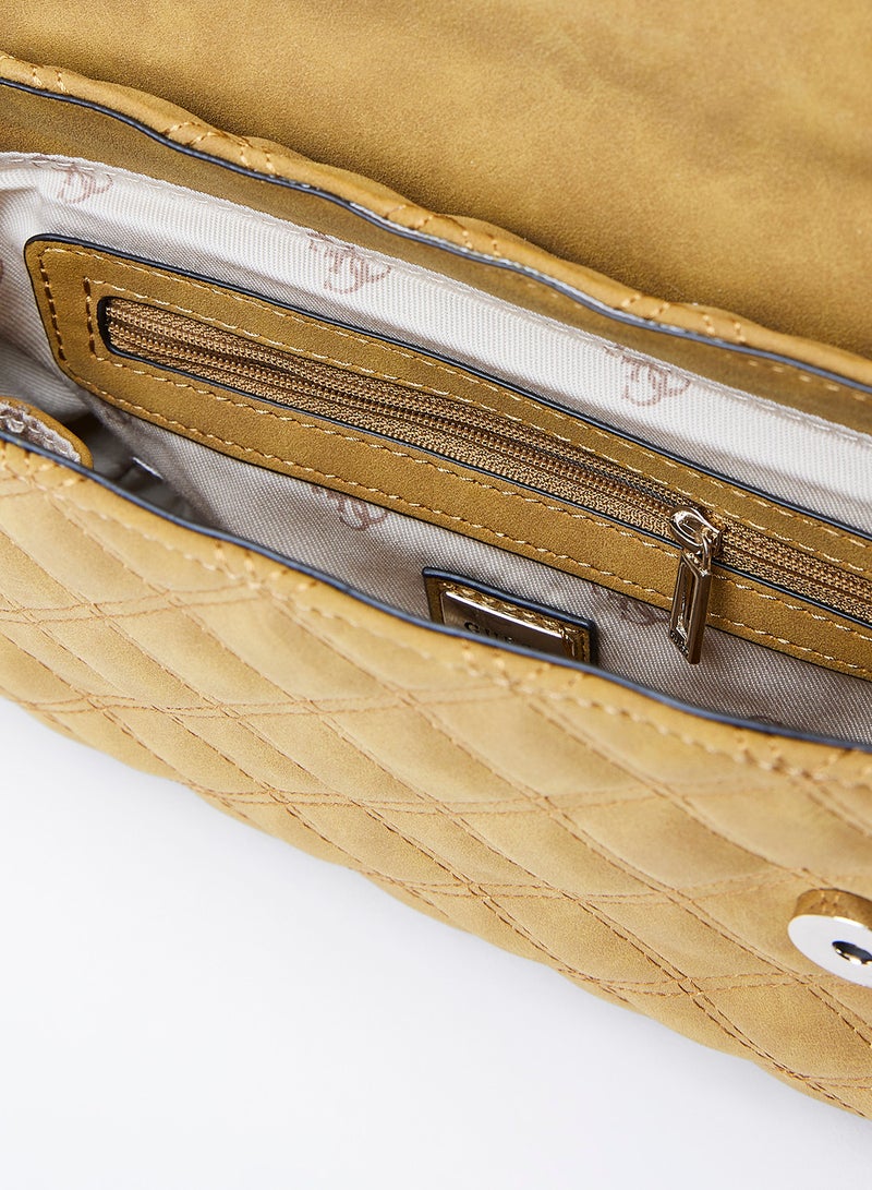 GUESS - Cessily Convertible Crossbody Bag Nutmeg - Image 1