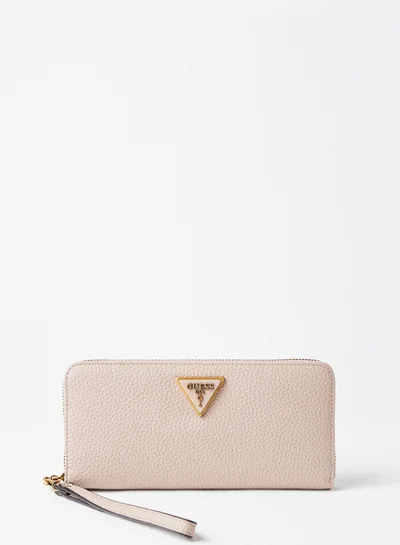 GUESS Downtown Chic Zip Around Wallet MUSHROOM
