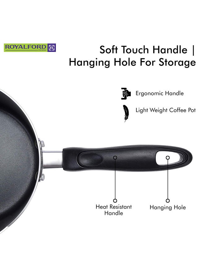 Royalford Non-Stick Milk Pan Golden Brown 16cm  - Image 4