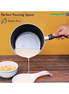 Royalford Non-Stick Milk Pan Golden Brown 16cm  - Image 5