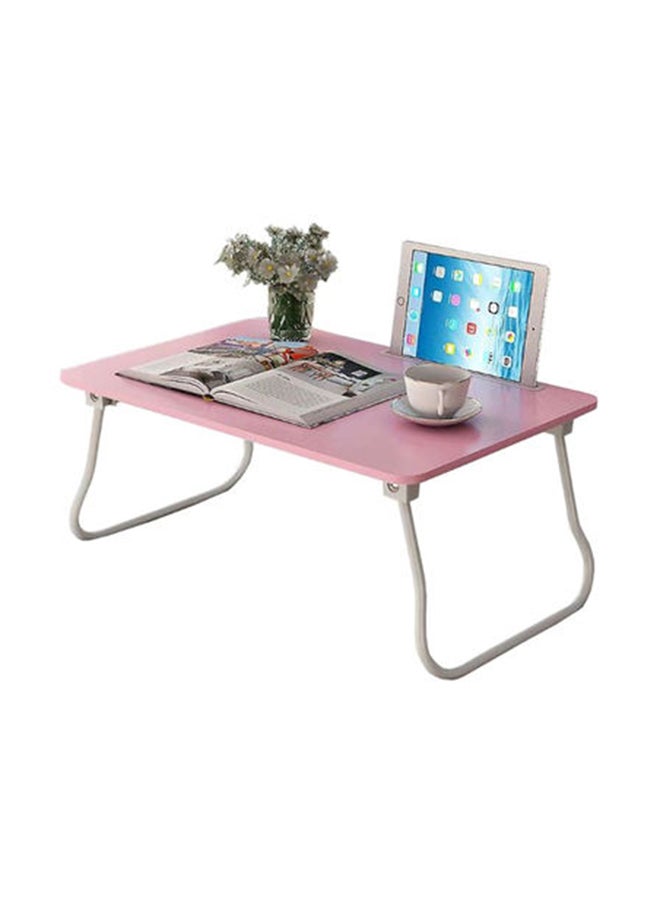 Falpro Multifunctional Foldable Laptop Desk Pink/White - Image 1