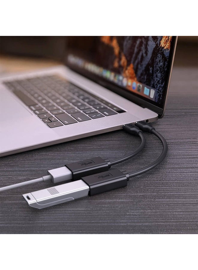 USB-A 3.0 To USB-C Adapter,CB-A26 Black