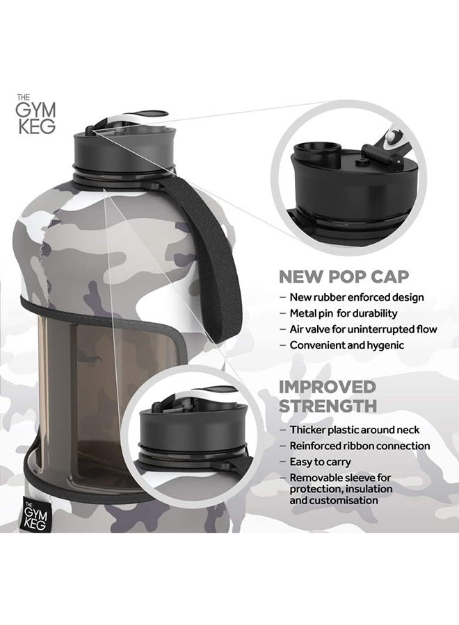BPA Free Plastic Gallon Hydro Jug Large Eco Friendly Reusable Bottles 2.2Liters