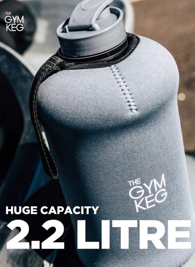THE GYM KEG BPA Free Plastic Gallon Hydro Jug Large Eco Friendly Reusable Bottle 2.2Liters 2.2Liters  - Image 4