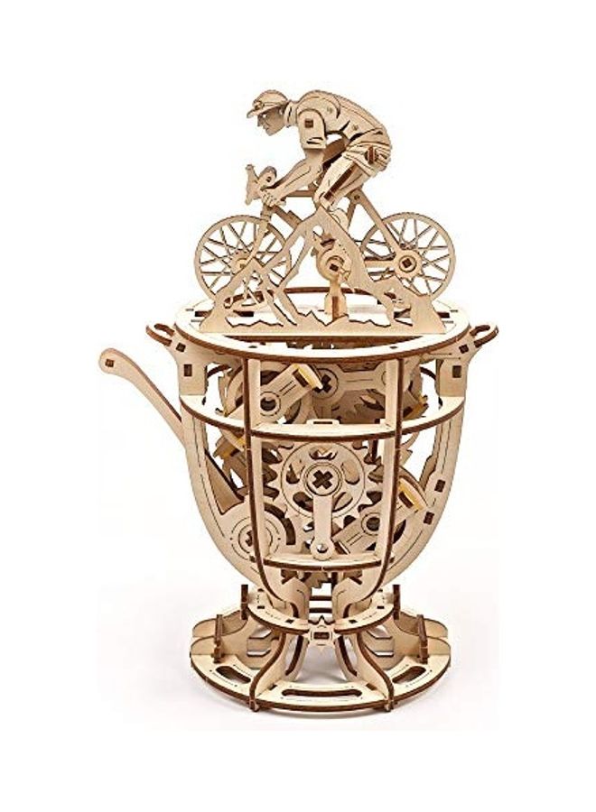 UGEARS - Automaton Cyclist - Self-Assembly 3D Wooden Puzzles 9inch - Image 1