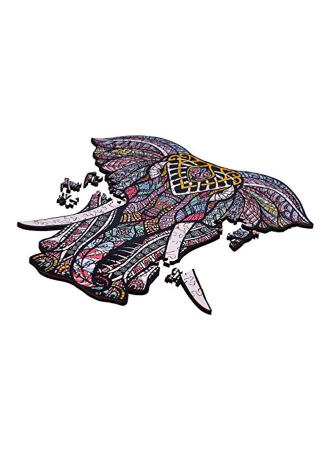 171-Piece Decorative Elephant Hartmaze HM-06 Small Size Puzzle Unique Shape Jigsaw 6inch - Image 2