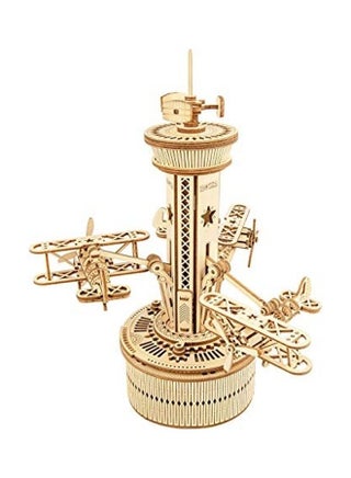 3D Wooden Puzzles DIY Musical Box Building Kit Mechanical Models to Build (Victorian Lantern) 11.8inch - v1635413692/N51620022A_1