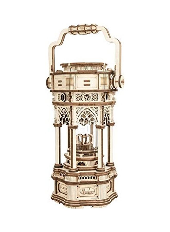 Robotime 3D Wooden Puzzle Mechanical Treasure Box Model DIY 4.8inch  - Image 1