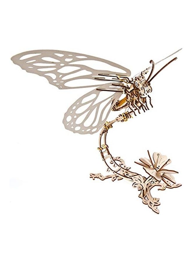 أوجيرز نموذج الفراشة الميكانيكي ثلاثي الأبعاد ذاتي التجميع، مجموعة خشبية مصغرة، مجموعة تصنعها بنفسك 22بوصة - Image 1