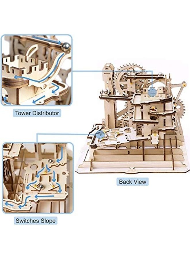 Marble Run 3D Wooden Puzzle Roller Coaster Mechanical Model 10inch - v1635414442/N51620043A_3