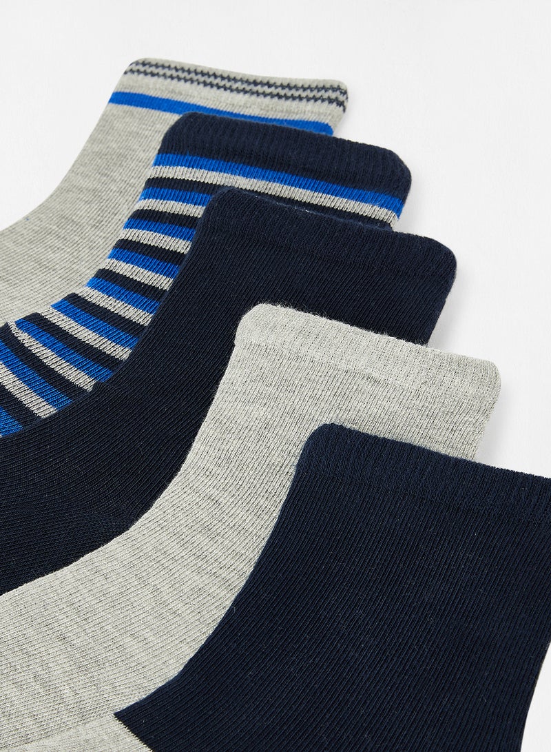 NAME IT - Kids Socks (Set of 5) Grey - Image 1