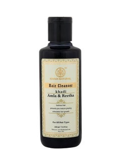 Khadi Natural Pure Herbal Amla & Reetha Hair Cleanser 210ml  - Image 1