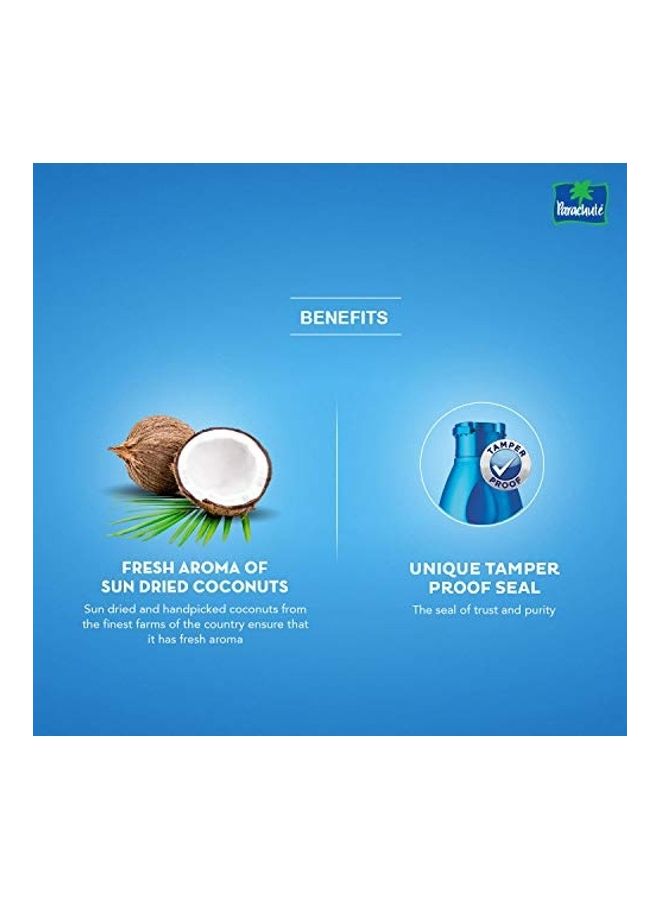 Parachute Advansed 100-Percent Pure Coconut Oil Blue 600ml - Image 5