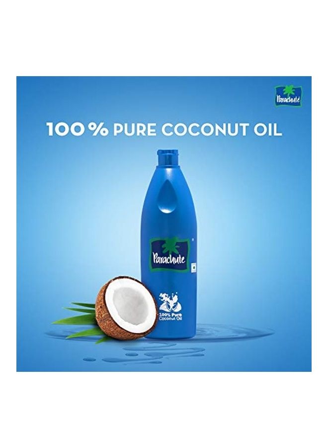 Parachute Advansed 100-Percent Pure Coconut Oil Blue 600ml - Image 3