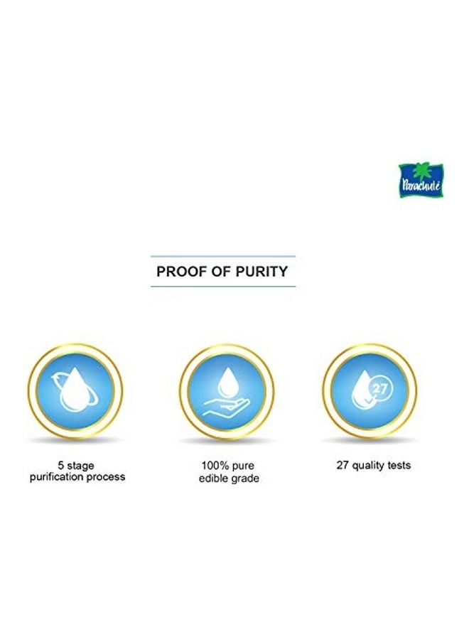 Parachute Advansed 100-Percent Pure Coconut Oil Blue 600ml - Image 4