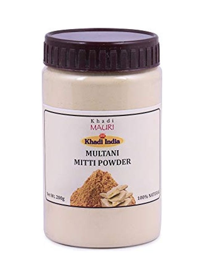 Khadi Mauri Herbal - Herbal Multani Mitti Powder Beige 200grams - Image 1