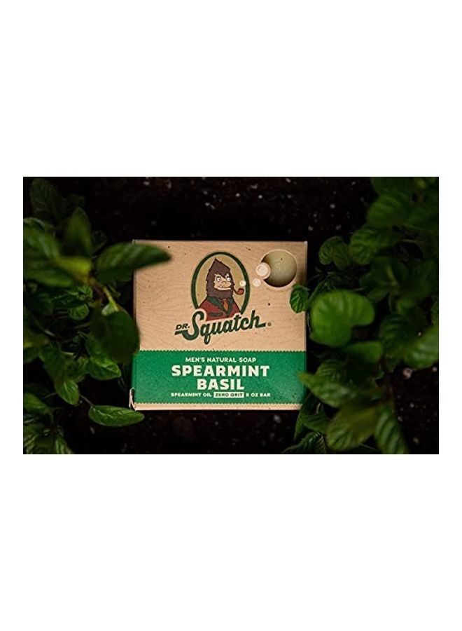 Dr. Squatch Spearmint Basil Natural Soap White  - Image 2