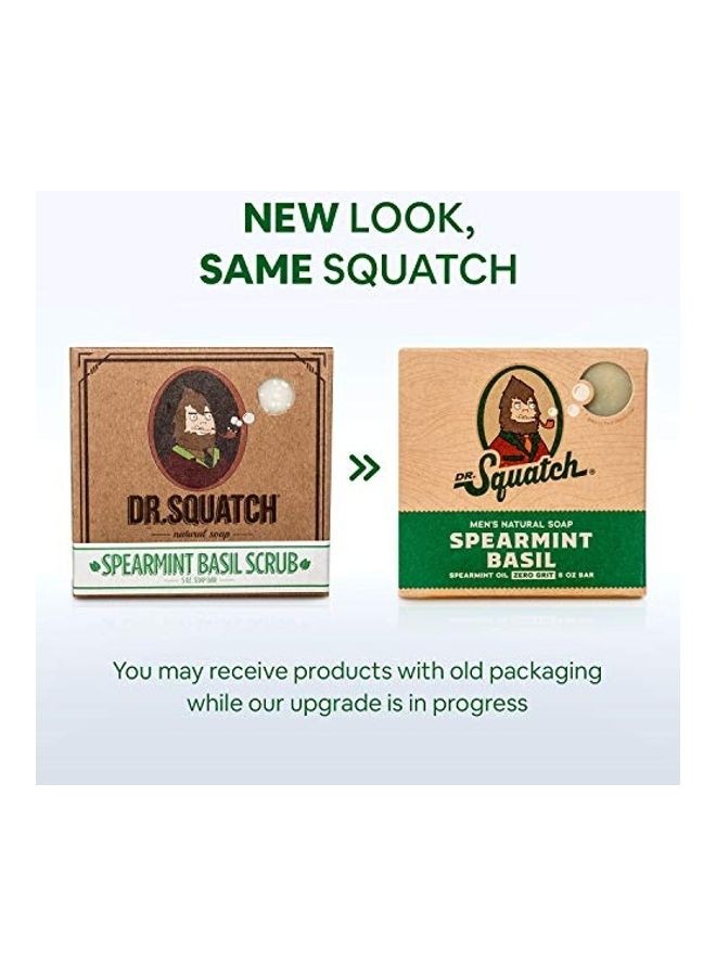 Dr. Squatch Spearmint Basil Natural Soap White  - Image 1