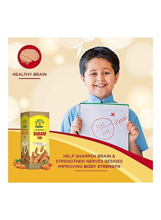 دابر زيت بادام تيل صافي بنسبة 100% أصفر 50ملليلتر - Image 4