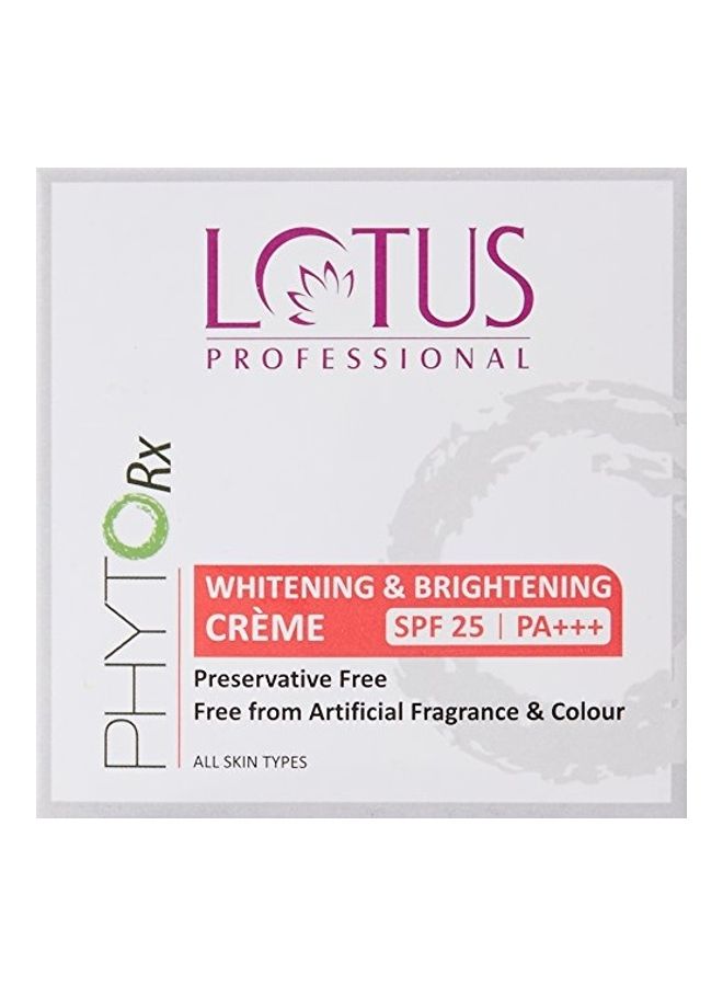 Lotus Professional Phyto Rx Whitening And Brightening Creme SPF 25 PA+++ 50grams  - Image 2