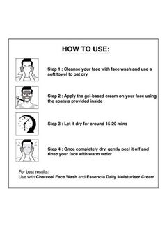 The Man Company Charcoal Peel Off Mask Moringa And Gooseberry 100grams  - Image 5